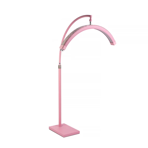 Moon kosmetische LED Lampe mit Kristall - rosa