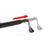 Bild 2/2 - Professionelle Schutzbrille für Brillenträger, mit UV-Schutz - transparent
