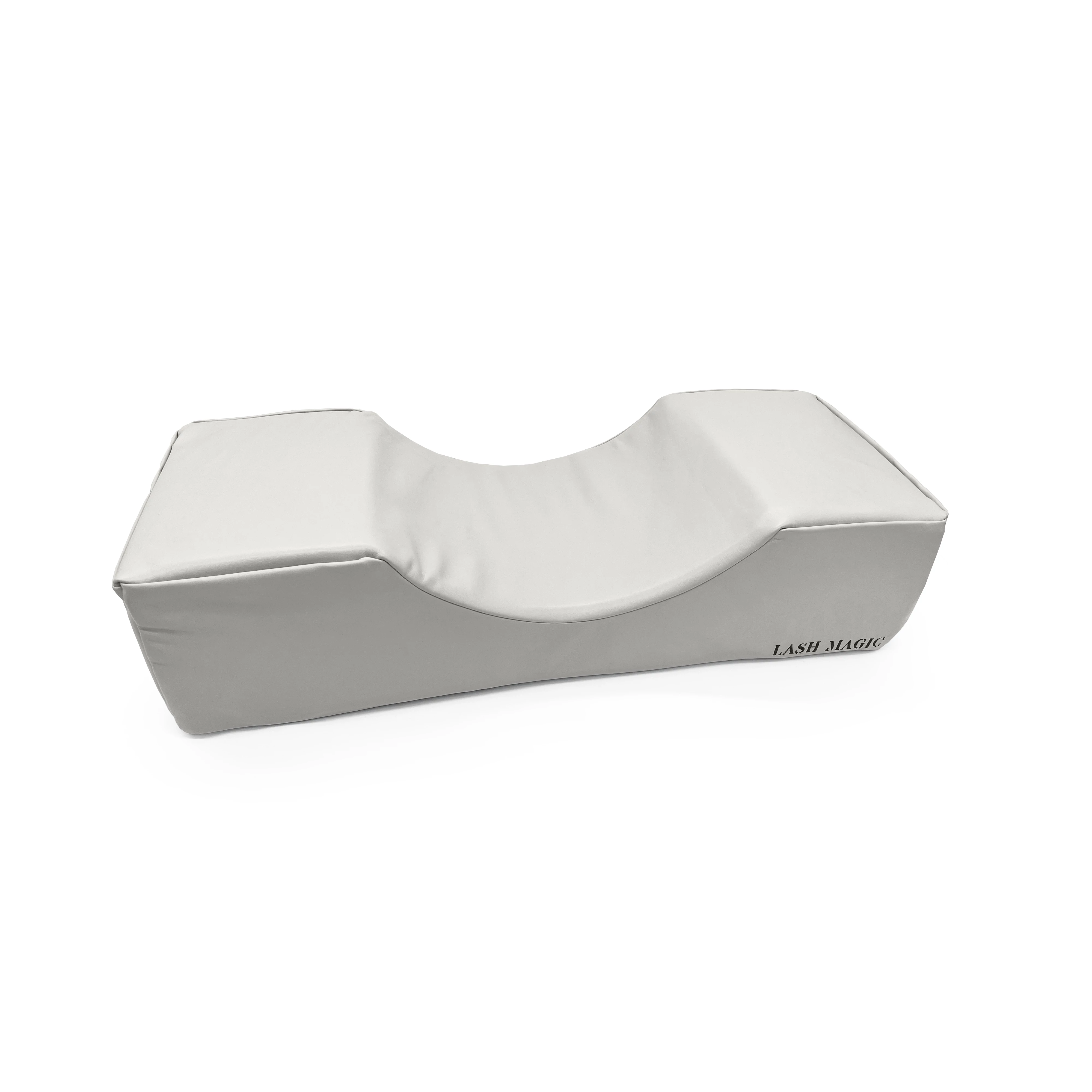 Memory-Schaum Kissen mit Kunstlederbezug 50x20x12cm